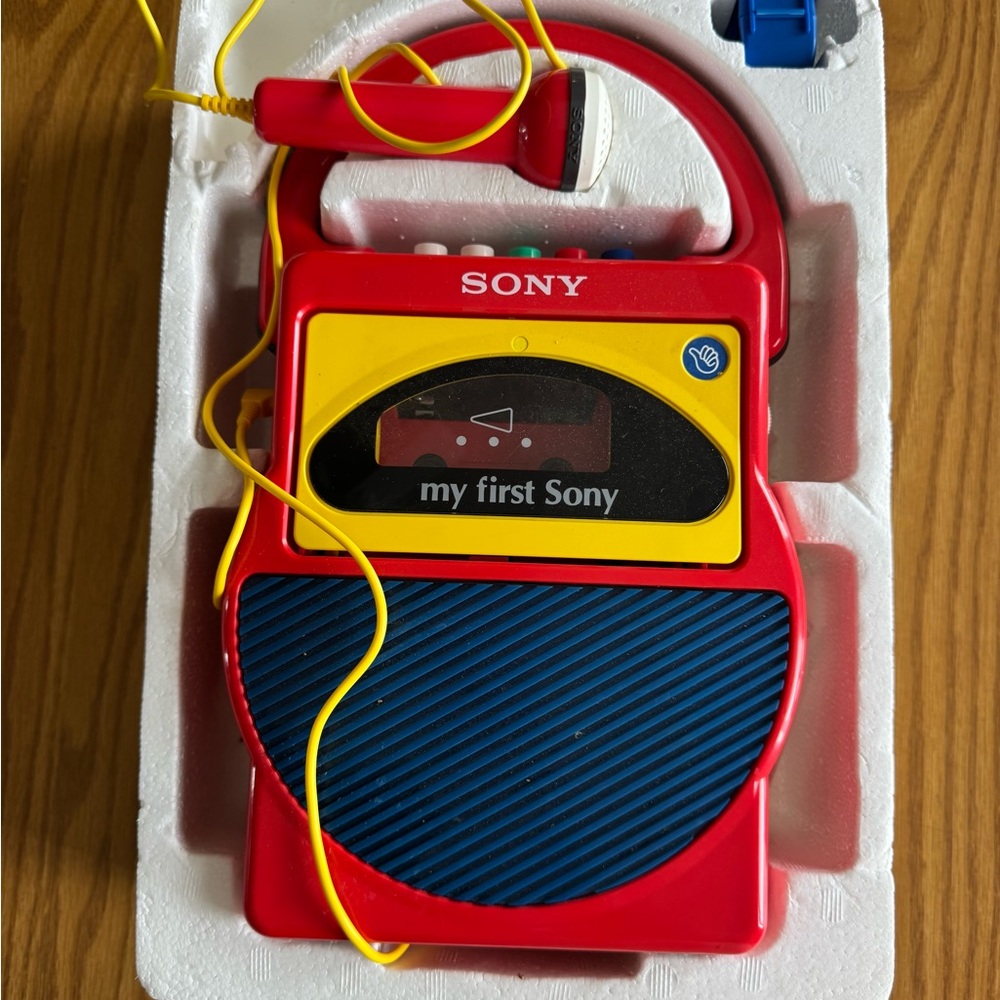 1988 My First Sony Cassette Recorder